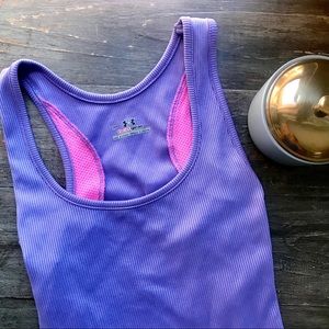 ✅ Under Armour striking purple Active wear top